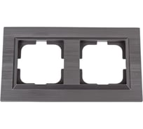 2-местная рамка OVIVO QUANTUM, сталь, 405-340000-226