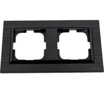 2-местная рамка OVIVO QUANTUM, черный, 405-360000-226