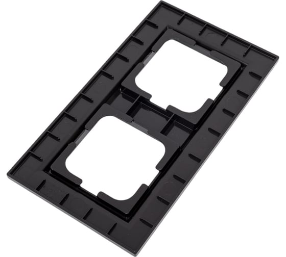 2-местная рамка OVIVO QUANTUM, черный, 405-360000-226