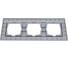 3-местная рамка OVIVO QUANTUM, серебро, 405-320000-227 2