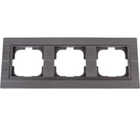 3-местная рамка OVIVO QUANTUM, сталь, 405-340000-227