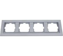 4-местная рамка OVIVO QUANTUM, серебро, 405-320000-228