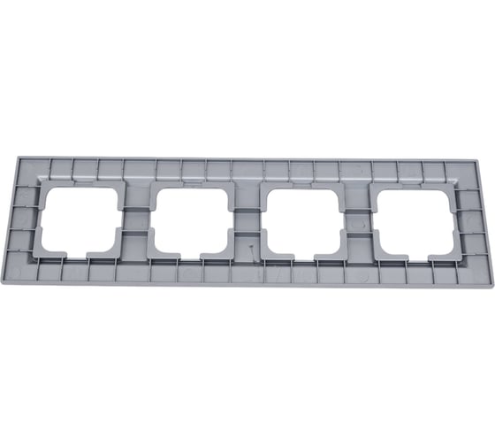 4-местная рамка OVIVO QUANTUM, серебро, 405-320000-228