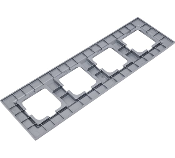 4-местная рамка OVIVO QUANTUM, серебро, 405-320000-228