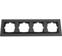 4-местная рамка OVIVO QUANTUM, черный, 405-360000-228