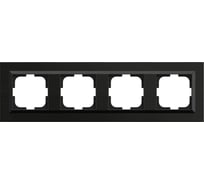 4-местная рамка OVIVO QUANTUM, черный, 405-360000-228