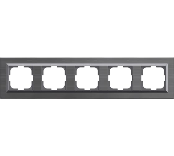 5-местная рамка OVIVO QUANTUM, сталь, 405-340000-250
