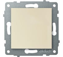 Механизм 1-клавишного выключателя OVIVO крем, 600-000202-200