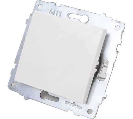 Механизм 1-клавишного выключателя OVIVO белый, 600-000201-200