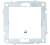 Механизм выключателя OVIVO 1-кл. кнопочный, белый 600-000201-205