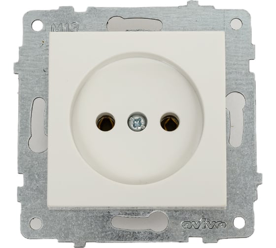 Механизм розетки OVIVO б/з, белый 600-000301-215