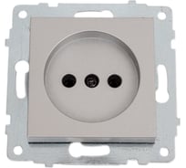 Механизм розетки OVIVO б/з, серебро 600-000310-215