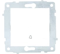 Механизм выключателя OVIVO 1-кл. кнопка звонка, белый 600-000201-207