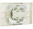 2-местная розетка OVIVO с заземлением MINA, крем, 401-020300-907 4