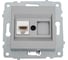 Механизм компьютерной 1-местной розетки RJ45 OVIVO CAT6, серебро, 600-000310-229 3