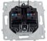 Механизм компьютерной 2-местной розетки RJ45 OVIVO CAT6, серебро, 600-000310-230 3