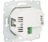 Механизм розетки USB OVIVO 5V-2A 2 порта, крем, 600-000302-247 2