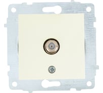 Механизм розетки OVIVO спутник F-коннектор, крем, 600-000302-231