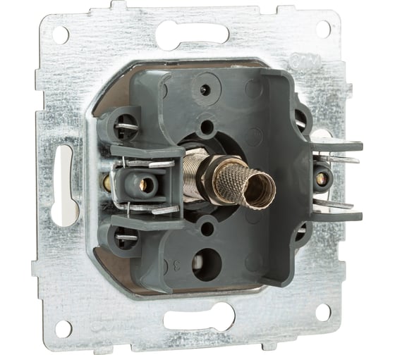 Механизм розетки OVIVO спутник F-коннектор, крем, 600-000302-231