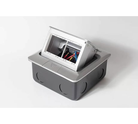 Люк на 2 поста SPL 45x45, алюминий, с металлической коробкой, IP44 300004