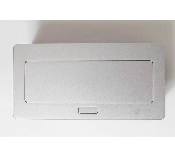Люк на 3 поста SPL 45x45, металл, серебро, с пластиковой коробкой, IP40 300010
