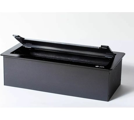 Настольный люк SPL на 4 поста 45x45, металл, черный, IP20 300011