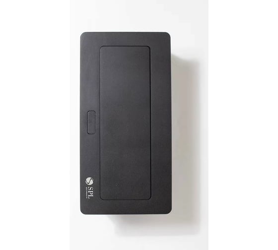 Люк на 3 поста SPL 45x45, металл, черный с пластиковой коробкой, IP40 300013
