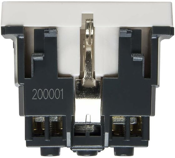 Электрическая розетка 2К+З, белый, 10 шт. SPL 200001