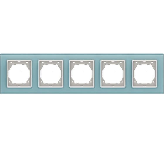 5-местная рамка Vesta Electric exclusive blue FRM050503SIN