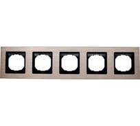 5-местная рамка Vesta Electric exclusive champagne metallic FRM050501BSH
