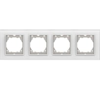 4-местная рамка Vesta Electric exclusive white FRM050403BEL