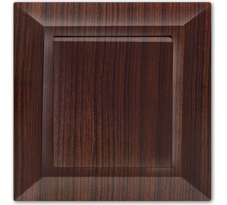 Выключатель Рим одноклавишный Венге Metronex Electric FVK010101FRN