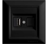 Розетка Metronex Electric Рим usb FRZ00050203CMT