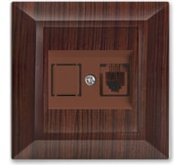 Розетка Metronex Electric Рим tv Венге FRZTV010101FRN