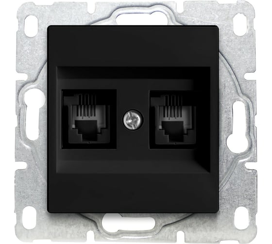 Двойная розетка Vesta Electric roma phone без рамки FRZMT010207CMT 1