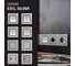 Розетка Metronex Electric Эксклюзивный Серебристый Металлик usb без рамки FRZ00050101SRB 3