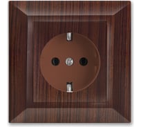 Розетка Metronex Electric Roma одинарная с заземлением FRZ00010102FRN