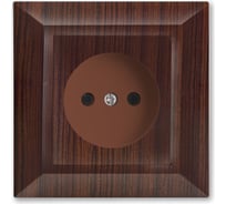 Одинарная розетка Vesta Electric roma без заземления FRZ00010101FRN