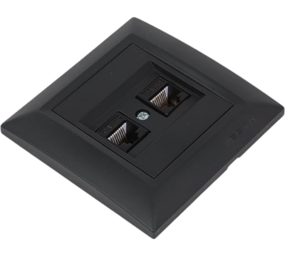 Двойная розетка Vesta Electric roma для сетевого кабеля lan FRZCW010104CMT