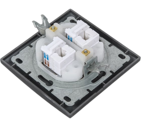 Двойная розетка Vesta Electric roma для сетевого кабеля lan FRZCW010104CMT