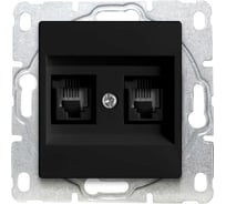 Розетка Metronex Electric Рим для сетевого кабеля lan + phone двойная без рамки FRZMT010204CMT