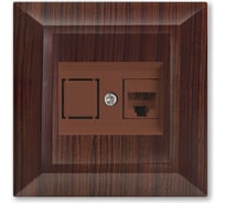 Розетка Metronex Electric Рим для сетевого кабеля lan FRZCW010101FRN