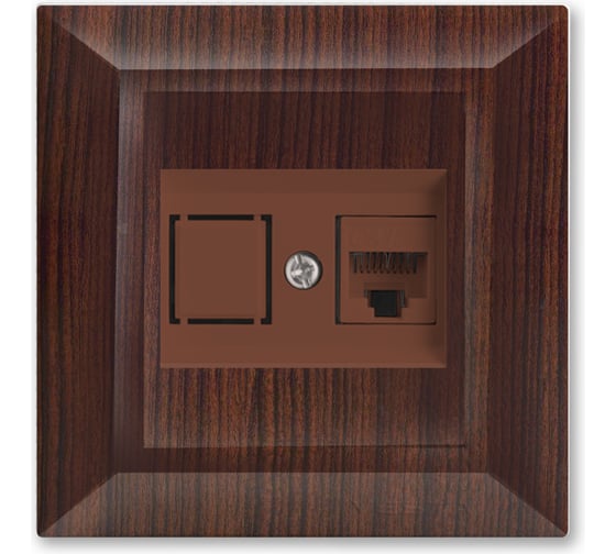 Розетка Vesta Electric roma для сетевого кабеля lan FRZCW010101FRN 1