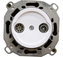 Розетка Bironi r/tv-sat,серия "шедель" скрытый монтаж, цвет белый B3-305-21