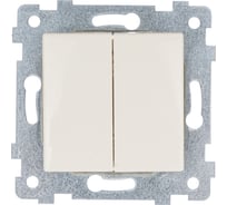 Механизм двухклавишного выключателя Кунцево-Электро Мария скрытой установки С510-439 "с/к" 120010