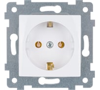 Механизм одноместной розетки Кунцево-Электро Мария с заземляющим контактом, скрытой установки РС16-445 110019