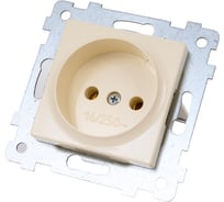 Механизм одноместной розетки Кунцево-Электро Аксиома скрытой установки, слоновая кость РС16-452 122001