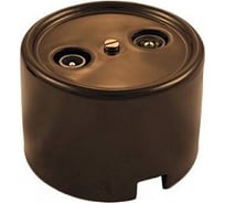 Розетка Bironi r/tv-sat оконечная, керамика, цвет коричневый B1-305-02