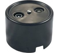 Розетка Bironi r/tv-sat проходная, керамика, цвет черный B1-304-03