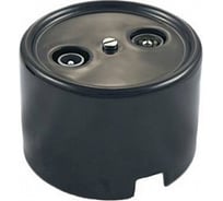 Розетка Bironi r/tv-sat оконечная, керамика, цвет черный B1-305-03